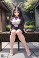 Hentai - Beneath the Sakura Canopy She Prowls with Catlike Charm Set.1 20241217 Part 25